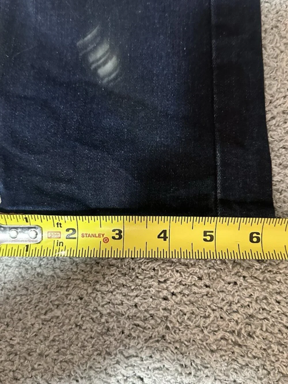 Levi's Jeans Men’s 33x29 (Tag 33/30) 512 Dark Wash Slim Taper Denim Low Rise